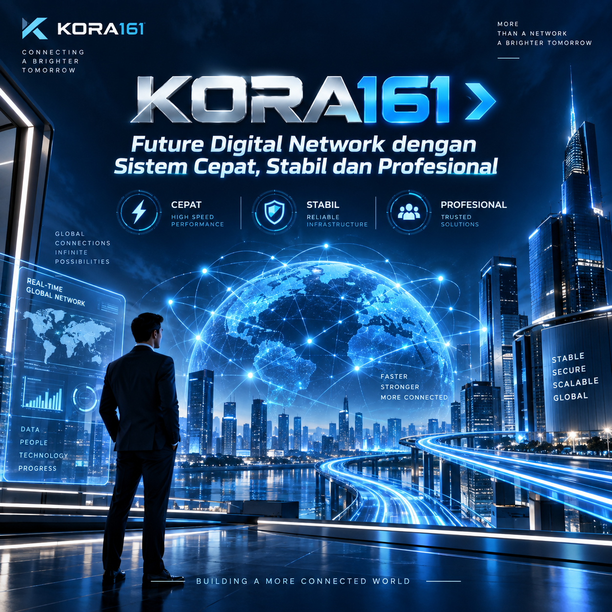 KORA161 > Future Digital Network dengan Sistem Cepat, Stabil dan Profesional